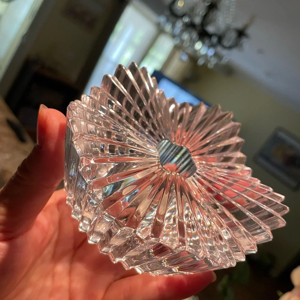 Mikasa Silver Glass Art Intricate Patterns